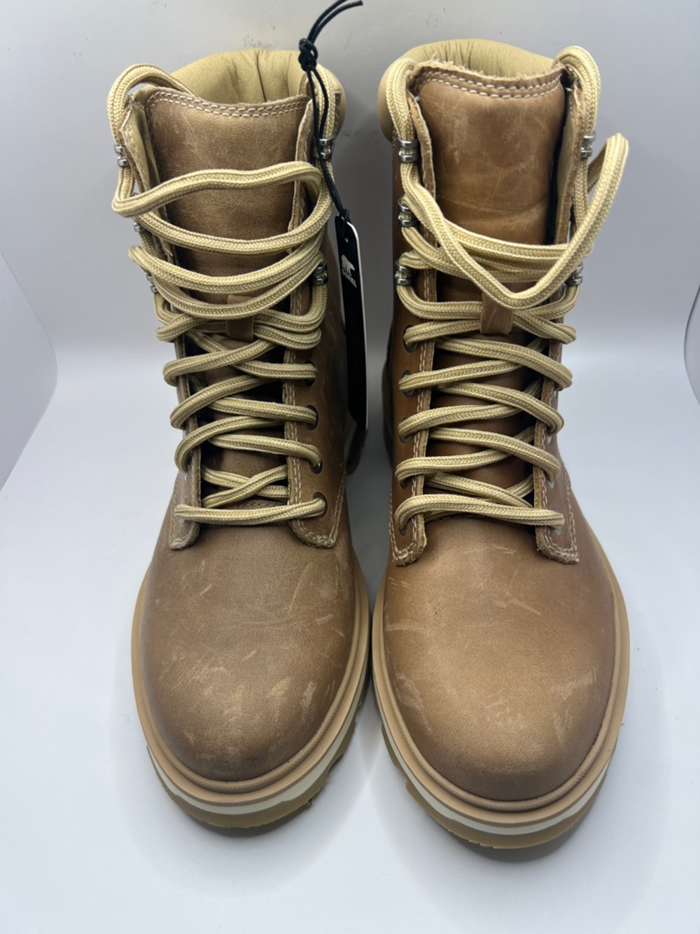Sorel Women's Tan Lace-Up Hiking Boots